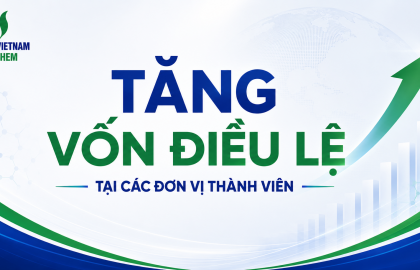 Tăng vốn điều lệ tại các Đơn vị thành viên của PVChem